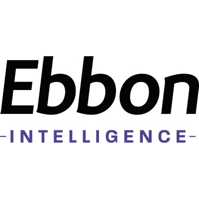 Ebbon Intelligence logo with client testimonial